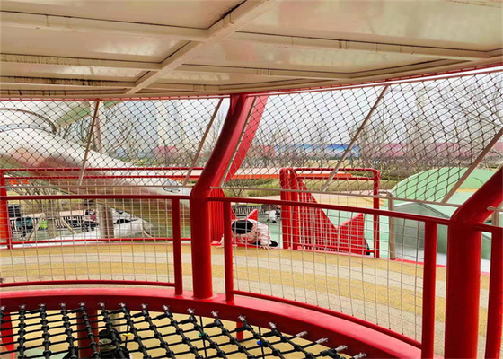 60*105mm Stainless Steel Rope Mesh Strong High Tensile Handrails Balustrade