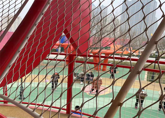 60*105mm Stainless Steel Rope Mesh Strong High Tensile Handrails Balustrade